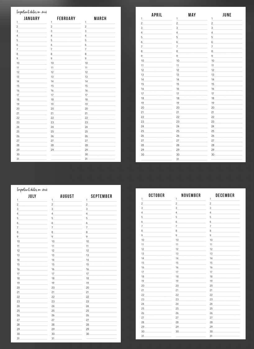 PROYECT & GOAL TRACKER BUNDLE- SCARPE DIEM - Image 7