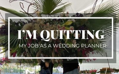 I’m quitting… my job